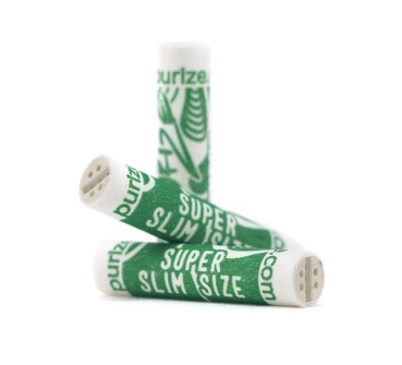 Display  PURIZE Aktivkohlefilter Super Slim ø 5mm 10x 111er Glas